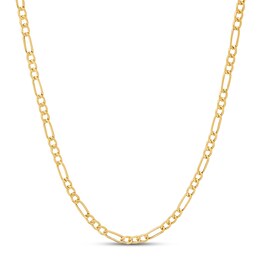 Hollow Figaro Chain 14K Yellow Gold 24&quot;