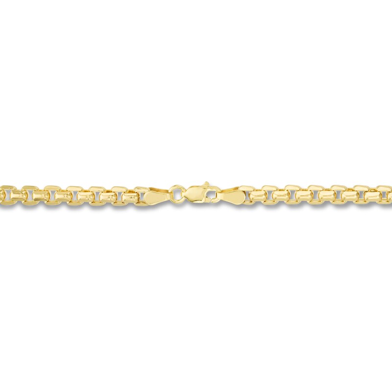 Main Image 2 of Box Chain Necklace Hollow 10K Yellow Gold 24&quot;