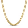 Kay Italian Solid Flat Curb Chain Necklace 10K Yellow Gold 24"