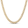 Thumbnail Image 1 of Curb Chain Necklace Hollow 14K Yellow Gold 24&quot;