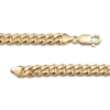 Thumbnail Image 1 of Hollow Curb Chain Necklace 14K Yellow Gold 24"