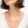 Thumbnail Image 4 of Curb Chain Necklace Solid 14K Yellow Gold 18&quot;