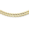 Thumbnail Image 1 of Curb Link Chain Solid 10K Yellow Gold 22&quot;