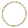 Thumbnail Image 1 of Solid Curb Link Chain 10K Yellow Gold 22"