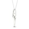 Thumbnail Image 2 of Love + Be Loved Diamond Necklace 1/10 ct tw 10K White Gold 18&quot;