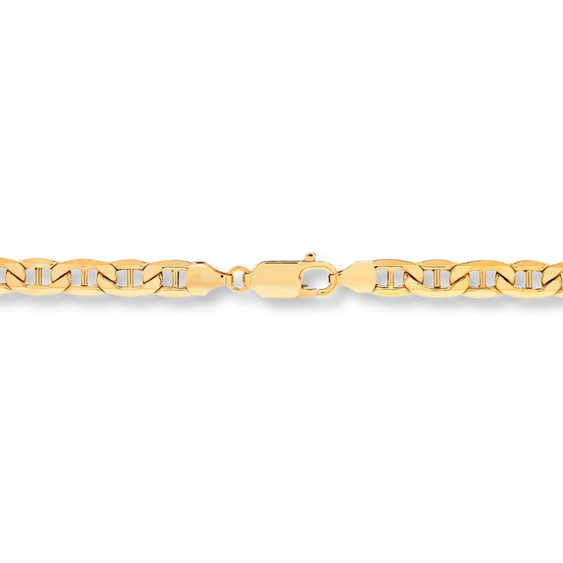 Main Image 2 of Mariner Chain Necklace Hollow 14K Yellow Gold 20&quot;