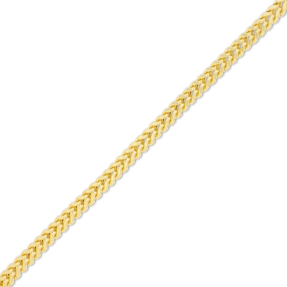 Franco Necklace Hollow 14K Yellow Gold 24"