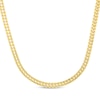 Thumbnail Image 1 of Hollow Franco Necklace 14K Yellow Gold 24"