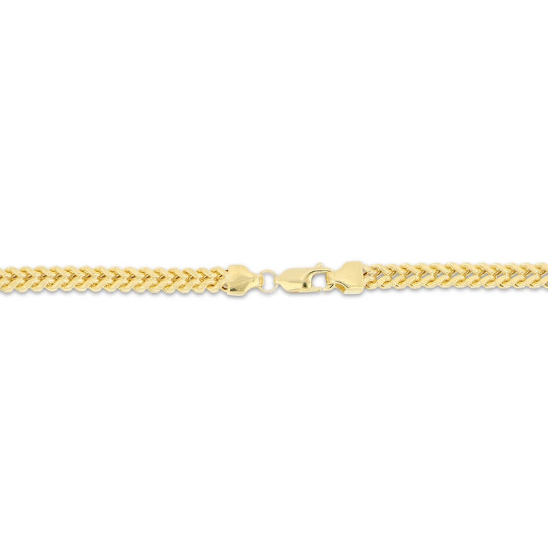 Main Image 3 of Franco Necklace Hollow 14K Yellow Gold 24&quot;