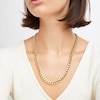 Thumbnail Image 3 of Cuban Link Chain Hollow 10K Yellow Gold 22&quot;