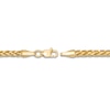 Thumbnail Image 3 of Wheat Chain Necklace Hollow 10K Yellow Gold 20&quot;