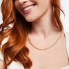 Thumbnail Image 5 of Wheat Chain Necklace Hollow 10K Yellow Gold 20&quot;