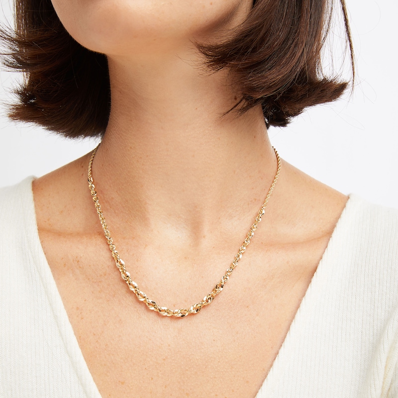 Chain Necklace in Yellow Gold, 18