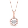 Thumbnail Image 0 of Unstoppable Love Diamond Necklace 1/2 ct tw 10K Rose Gold 19"