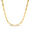 Thumbnail Image 3 of Herringbone Chain Necklace Solid 10K Yellow Gold 20&quot;