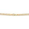 Thumbnail Image 2 of Curb Chain Necklace Hollow 14K Yellow Gold 17&quot;