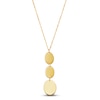 Thumbnail Image 1 of Graduated Oval Necklace 10K Yellow Gold 18&quot;