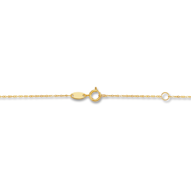 Main Image 2 of Graduated Oval Necklace 10K Yellow Gold 18&quot;