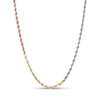 Thumbnail Image 1 of Rope Chain Necklace Hollow 14K Tri-Tone Gold 18&quot;