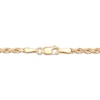 Thumbnail Image 1 of Hollow Rope Chain Necklace 14K Tri-Tone Gold 18"