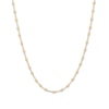 Thumbnail Image 1 of Beaded Chain Necklace 10K Yellow Gold 17&quot;