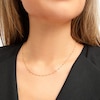 Thumbnail Image 3 of Beaded Chain Necklace 10K Yellow Gold 17&quot;