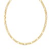 Thumbnail Image 2 of Figaro Chain Necklace & Bracelet Boxed Set 10K Yellow Gold