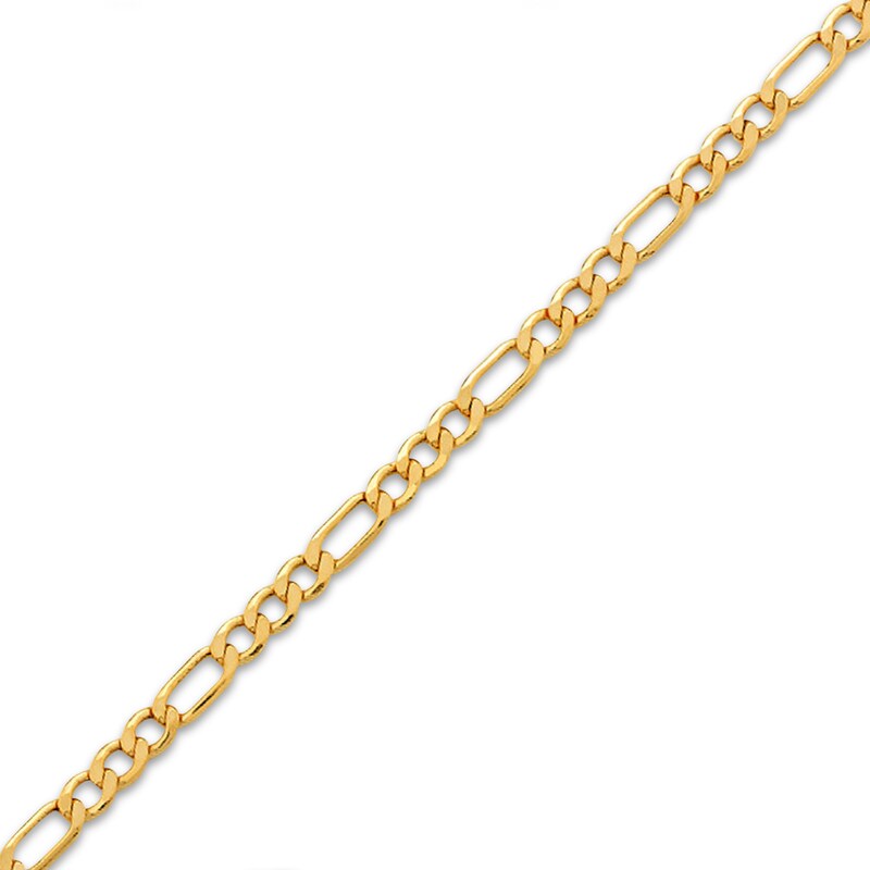 Main Image 3 of Figaro Chain Necklace & Bracelet Boxed Set 10K Yellow Gold