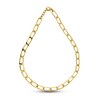 Oval Link Necklace 10K Yellow Gold 16"