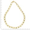 Oval Link Necklace 10K Yellow Gold 16"