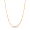 Thumbnail Image 0 of Hollow Children's Curb Chain Necklace 14K Yellow Gold 13"