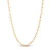 Thumbnail Image 1 of Children's Curb Chain Necklace Hollow 14K Yellow Gold 13&quot;