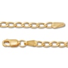 Thumbnail Image 3 of Children's Curb Chain Necklace Hollow 14K Yellow Gold 13&quot;
