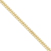 Thumbnail Image 2 of Cuban Chain Necklace Solid 14K Yellow Gold 22&quot;