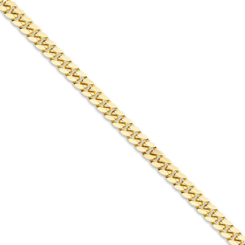 Main Image 2 of Cuban Chain Necklace Solid 14K Yellow Gold 22&quot;