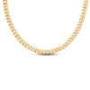 Men's Cuban Chain Necklace 10K Yellow Gold 24"