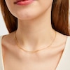 Thumbnail Image 3 of Square Box Chain Necklace Hollow 14K Yellow Gold 18&quot;