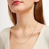 Thumbnail Image 3 of Square Box Chain Necklace Hollow 14K Yellow Gold 20&quot;