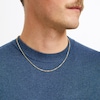 Thumbnail Image 4 of Square Box Chain Necklace Hollow 14K Yellow Gold 20&quot;