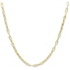 Thumbnail Image 1 of Paperclip Necklace Hollow 10K Yellow Gold 18&quot;