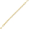 Thumbnail Image 2 of Paperclip Necklace Hollow 10K Yellow Gold 18&quot;