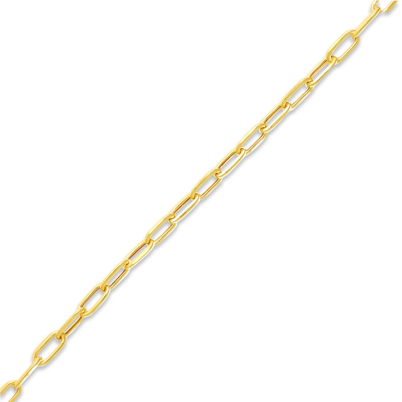 Main Image 2 of Paperclip Necklace Hollow 10K Yellow Gold 18&quot;