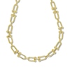 Thumbnail Image 0 of Hollow Link Necklace 10K Yellow Gold 16"