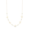 Thumbnail Image 1 of Butterfly Bead Station Necklace 10K Yellow Gold 18"
