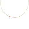 "Love" Necklace 14K Two-Tone Gold 18"