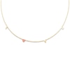 Thumbnail Image 0 of "Love" Necklace 14K Two-Tone Gold 18"