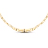 Thumbnail Image 1 of Diamond-Cut Graduating Greek Key Necklace 14K Yellow Gold 17&quot;