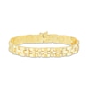 Thumbnail Image 0 of Diamond-Cut Basketweave Bracelet 14K Yellow Gold 7.25"