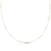 Thumbnail Image 1 of Diamond-Cut Bead Necklace 14K Tri-Tone Gold 17&quot;