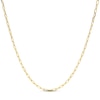 Paperclip Necklace 14K Yellow Gold 16"